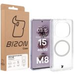 Carcasa Bizon CrystalO cu MagSafe compatibila cu Xiaomi Redmi Note 15 5G / POCO M8 5G, Transparent 8 - lerato.ro