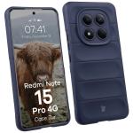 Carcasa Bizon Tur compatibila cu Xiaomi Redmi Note 15 Pro 4G, Dark Blue 3 - lerato.ro