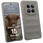Carcasa Bizon Tur compatibila cu Xiaomi Redmi Note 15 Pro 4G, Light Grey 3 - lerato.ro