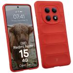 Carcasa Bizon Tur compatibila cu Xiaomi Redmi Note 15 4G, Rosu 3 - lerato.ro