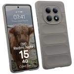 Carcasa Bizon Tur compatibila cu Xiaomi Redmi Note 15 4G, Light Grey 3 - lerato.ro