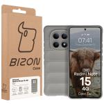 Carcasa Bizon Tur compatibila cu Xiaomi Redmi Note 15 4G, Light Grey 9 - lerato.ro