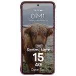 Carcasa Bizon Tur compatibila cu Xiaomi Redmi Note 15 4G, Burgundy 6 - lerato.ro