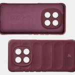 Carcasa Bizon Tur compatibila cu Xiaomi Redmi Note 15 4G, Burgundy 7 - lerato.ro