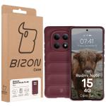 Carcasa Bizon Tur compatibila cu Xiaomi Redmi Note 15 4G, Burgundy 9 - lerato.ro