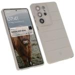 Carcasa Bizon Tur compatibila cu Samsung Galaxy S25 Ultra, Light Grey 3 - lerato.ro