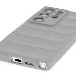 Carcasa Bizon Tur compatibila cu Samsung Galaxy S25 Ultra, Light Grey 4 - lerato.ro