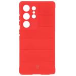 Carcasa Bizon Tur compatibila cu Samsung Galaxy S25 Ultra, Rosu 2 - lerato.ro
