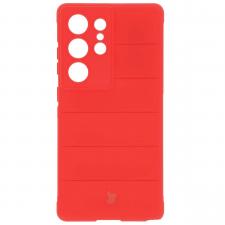 Carcasa Bizon Tur compatibila cu Samsung Galaxy S25 Ultra, Rosu
