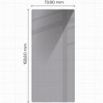 Folie sticla securizata Bizon Glass Clear Shadow Privacy compatibila cu Samsung Galaxy S25 Ultra, Negru 3 - lerato.ro