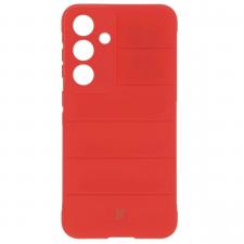 Carcasa Bizon Tur compatibila cu Samsung Galaxy S25 Plus, Rosu