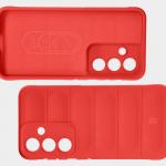 Carcasa Bizon Tur compatibila cu Samsung Galaxy S25 Plus, Rosu 7 - lerato.ro
