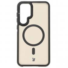 Carcasa Bizon Eclipse cu MagSafe si Stand compatibila cu Samsung Galaxy S25 Plus, Negru