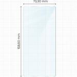 Folie sticla securizata Bizon Glass Clear 2 compatibila cu Samsung Galaxy S25 Ultra, Transparent 3 - lerato.ro