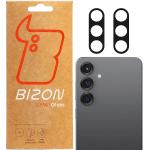 Set de 2 protectii camera foto Bizon Glass Lens compatibila cu Samsung Galaxy S25 Plus, Negru 4 - lerato.ro