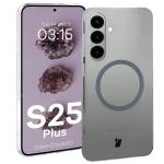 Carcasa Bizon CrystalO cu MagSafe compatibila cu Samsung Galaxy S25 Plus, Transparent 3 - lerato.ro