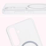 Carcasa Bizon CrystalO cu MagSafe compatibila cu Samsung Galaxy S25 Plus, Transparent 5 - lerato.ro