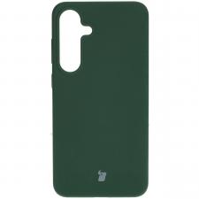 Carcasa Bizon Soft compatibila cu Samsung Galaxy S25 Plus, Dark Green