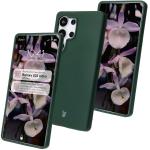 Carcasa Bizon Soft compatibila cu Samsung Galaxy S25 Ultra, Dark Green 3 - lerato.ro