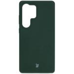Carcasa Bizon Soft compatibila cu Samsung Galaxy S25 Ultra, Dark Green 2 - lerato.ro