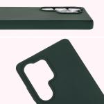 Carcasa Bizon Soft compatibila cu Samsung Galaxy S25 Ultra, Dark Green 6 - lerato.ro