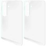 Set 2 folii protectie pentru spatele telefonului Bizon Glass Hydrogel compatibile cu Samsung Galaxy S25 Plus, Transparent 6 - lerato.ro