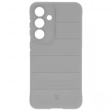 Carcasa Bizon Tur compatibila cu Samsung Galaxy S25 Plus, Light Grey