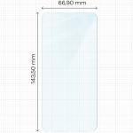 Folie sticla securizata Bizon Glass Clear 2 compatibila cu Samsung Galaxy S25 / S24, Transparent 3 - lerato.ro
