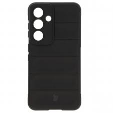 Carcasa Bizon Tur compatibila cu Samsung Galaxy S25, Negru