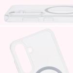 Carcasa Bizon CrystalO cu MagSafe compatibila cu Samsung Galaxy S25, Transparent 5 - lerato.ro