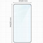 Folie sticla securizata Bizon Glass Edge 2 compatibila cu Samsung Galaxy S25 / S24, Negru 3 - lerato.ro