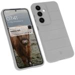 Carcasa Bizon Tur compatibila cu Samsung Galaxy S25, Light Grey 3 - lerato.ro