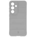Carcasa Bizon Tur compatibila cu Samsung Galaxy S25, Light Grey 2 - lerato.ro