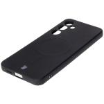 Carcasa Bizon Silicone Sq cu MagSafe compatibila cu Samsung Galaxy S25 Plus / S24 Plus, Negru 5 - lerato.ro