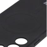 Carcasa Bizon Silicone Sq cu MagSafe compatibila cu Samsung Galaxy S25 Plus / S24 Plus, Negru 7 - lerato.ro