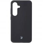 Carcasa Bizon Soft compatibila cu Samsung Galaxy S25, Negru