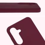 Carcasa Bizon Soft compatibila cu Samsung Galaxy S25, Dark Purple 6 - lerato.ro