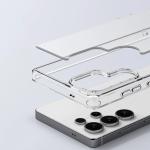 Carcasa Bizon Halo compatibila cu Samsung Galaxy S25 Ultra, Transparent 4 - lerato.ro