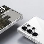 Carcasa Bizon Halo compatibila cu Samsung Galaxy S25 Ultra, Transparent 5 - lerato.ro