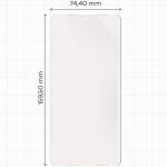 Set 2 folii protectie Bizon Glass Film Sun compatibile cu Samsung Galaxy S25 Ultra, Transparent 3 - lerato.ro