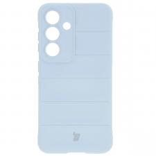 Carcasa Bizon Tur compatibila cu Samsung Galaxy S25, Light Blue
