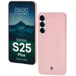 Carcasa Bizon Shell compatibila cu Samsung Galaxy S25 Plus, Roz 3 - lerato.ro