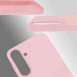Carcasa Bizon Shell compatibila cu Samsung Galaxy S25 Plus, Roz 5 - lerato.ro