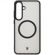 Carcasa Bizon MatteO cu MagSafe compatibila cu Samsung Galaxy S25 Plus, Negru