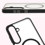 Carcasa Bizon MatteO cu MagSafe compatibila cu Samsung Galaxy S25 Plus, Negru 5 - lerato.ro