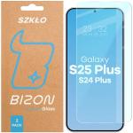Set 2 folii sticla securizata Bizon Glass Clear Duo compatibile cu Samsung Galaxy S25 Plus / S24 Plus, Transparent 2 - lerato.ro