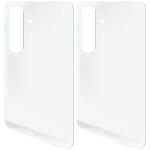 Set 2 folii protectie pentru spatele telefonului Bizon Glass Hydrogel compatibile cu Samsung Galaxy S25, Transparent 5 - lerato.ro