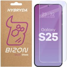 Folie sticla securizata Bizon Glass Mule compatibila cu Samsung Galaxy S25, Transparent