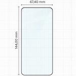Set 2 folii sticla securizata Bizon Glass Edge Duo compatibile cu Samsung Galaxy S25 / S24, Negru 3 - lerato.ro