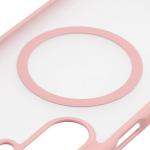 Carcasa Bizon MatteO cu MagSafe compatibila cu Samsung Galaxy A17 5G, Roz 4 - lerato.ro